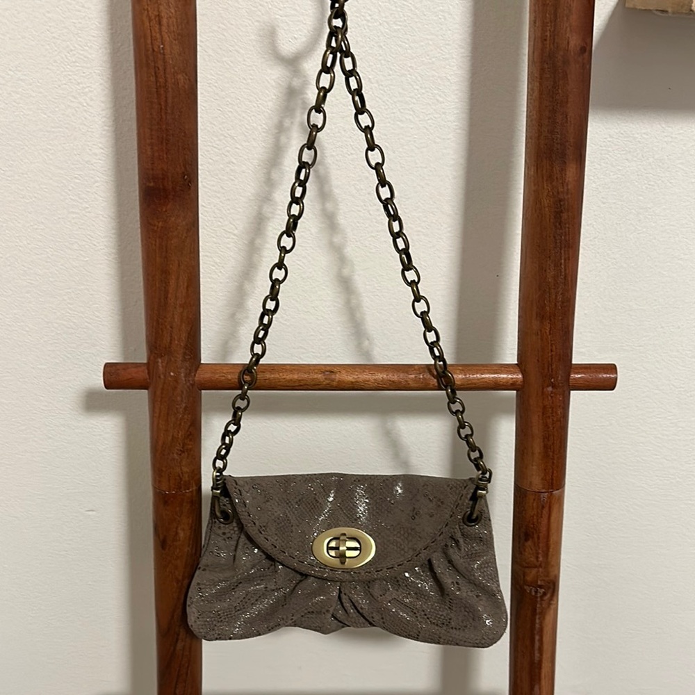 Leather mini bag